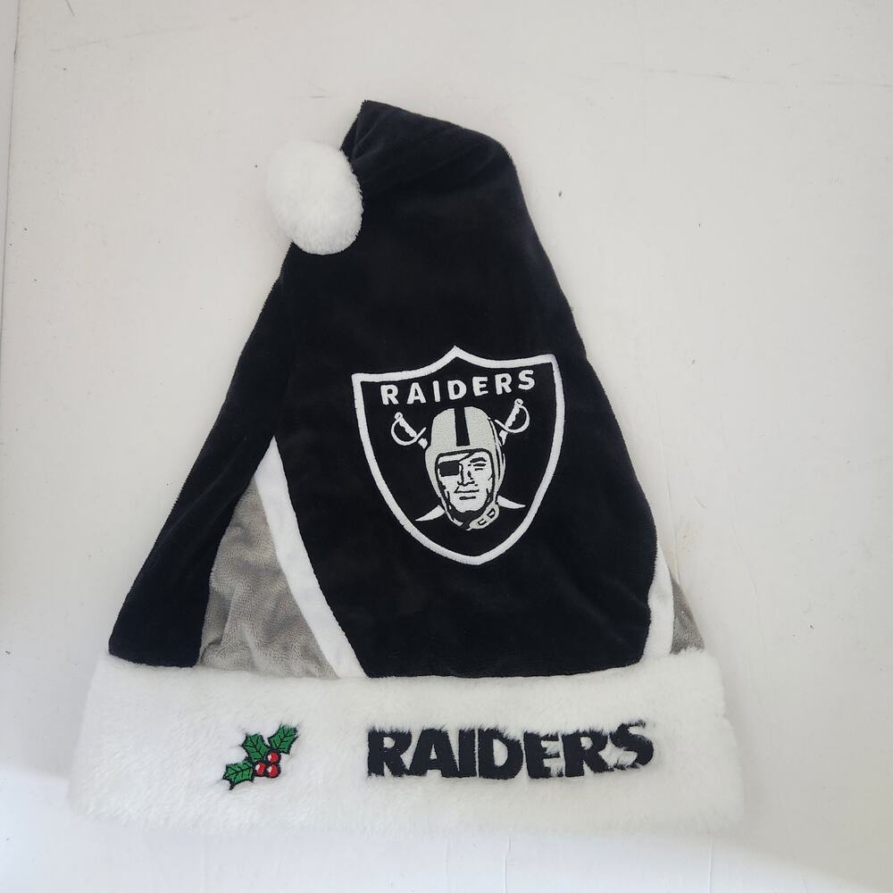 Raiders embordered Christmas hat.